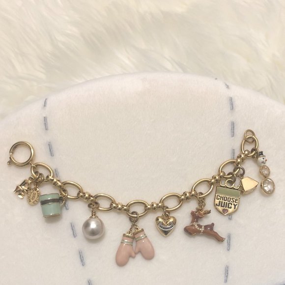 *LIMITED EDITION* Juicy Couture 2006 Christmas Charm Bracelet - Picture 1 of 6